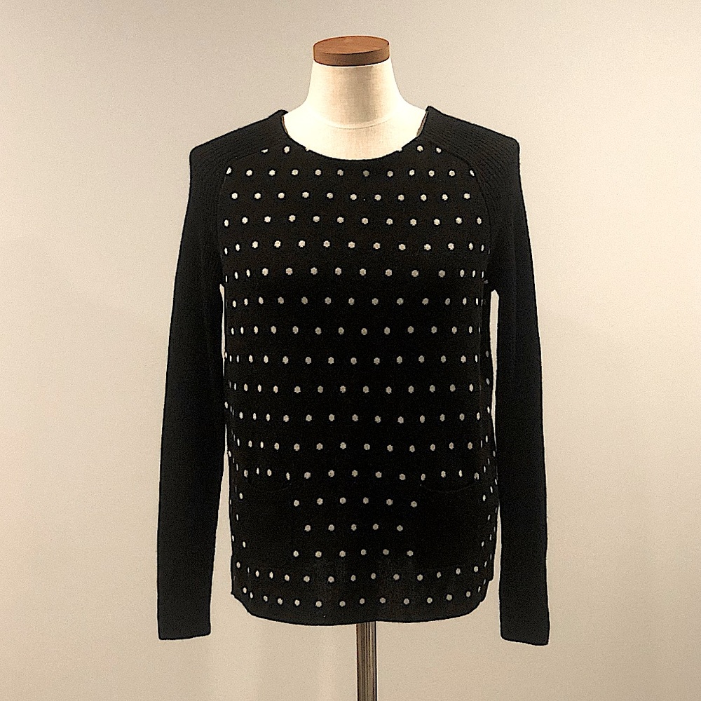 Ann Taylor LOFT polka dot sweater